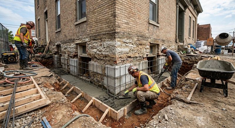 Underpinning Repair in Medford, MA